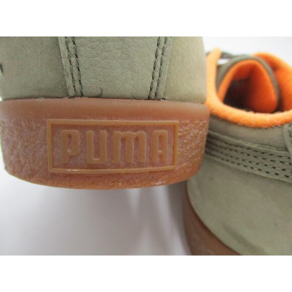 Puma Clyde Shoes Mens Size 10.5 Green Suede Gum Sole Low Top Casual Sneakers 1R9 main image 12